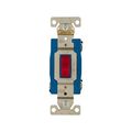 Product Image of Arrow Hart Toggle Switch, #14-10 Awg, 20A, 120/277V, Back & Side Wiring, Screw, Red, 3-Way, AH1203RD