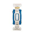 Product Image of Arrow Hart Industrial Grade Toggle Switch, 15 A, 120/277 V, Four-Way, Two-Pole, White, AH1204FW