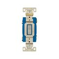 Product Image of Arrow Hart Toggle Switch, #14-10 Awg, 15A, 120/277V, Back & Side, Screw, Gray, 4-Way, AH1204GY