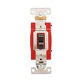 Product Image of Arrow Hart Toggle Switch, #14-10 Awg, 20A, 120/277V, Back & Side Wiring, Screw, Black, 1-Pole, AH1221BK