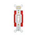 Product Image of Arrow Hart Toggle Switch, Lighted, #14-10 Awg, 20A, 120/277V, Screw, White, 1-Pole, Phenolic, AH1221LTW