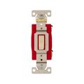 Product Image of Arrow Hart Toggle Switch, #14-10 Awg, 20A, 120/277V, Back & Side, Screw, White, 1-Pole, AH1221W