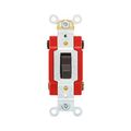 Product Image of Arrow Hart Toggle Switch, #14-10 Awg, 20A, Flush Mount, 120/277V, Screw, Brown, 2-Pole, AH1222B