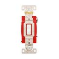 Product Image of Arrow Hart Toggle Switch, #14-10 Awg, 20A, 120/277V, Back & Side, Screw, White, 2-Pole, AH1222W