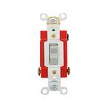 Product Image of Arrow Hart Toggle Switch, #14-10 Awg, 20A, 120/277V, Back & Side, Screw, Gray, 3-Way, AH1223GY