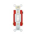 Product Image of Toggle Switch, Industrial, White, Screw, Phenolic, Wall, 3-Way, Brass, 120/277 Vac, #14-10 Awg, AH1223LTW