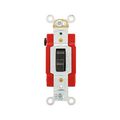 Product Image of Arrow Hart Toggle Switch, #14-10 Awg, 20A, 120/277V, Back & Side Wire, Screw, Black, 4-Way, AH1224BK