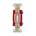 Product Image of Arrow Hart Toggle Switch, #14-10 Awg, 20A, 120/277V, Back & Side, Screw, White, 4-Way, AH1224W