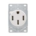 Product Image of Power Device Receptacle Sgl Flush 50A 125/250 V 3P4W Str Wh, AH1258W-F