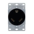 Product Image of Receptacle 30A 125V 2P3W W/O Mounting Screws, Black, AH1263BK-NSC