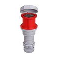 Product Image of Arrow Hart Pin & Sleeve Connector, #4 -1/0 Awg #12-#16 Awg 100A, 480V, Red, 2-Pole, Female, AH3100C7W