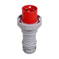 Product Image of Arrow Hart Pin & Sleeve Plug, #4 -1/0 Awg #12-#16 Awg 100A, 480V, Red, Ip69K, 2-Pole, Male, AH3100P7W