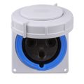 Product Image of Arrow Hart Pin & Sleeve Receptacle, 100A/125A, 2-Pole, #4-1/0 Awg, #12 -#16 Awg, 3 Wire, AH3100R6WDR