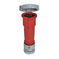 Product Image of Arrow Hart Pin & Sleeve Connector, #12-#10 Awg 20A, 480V, Red, Ip69K, 2-Pole 3-Wire, Female, AH320C7W
