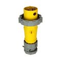 Product Image of Arrow Hart Pin & Sleeve Plug, #12-#10 Awg 20A 125V, Ip69K, 2-Pole 3-Wire, Male, AH320P4W
