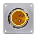Product Image of Arrow Hart Pin & Sleeve Inlet, #10-#2 Awg 30A 125V, Ip67, Ip69K, 2-Pole 3-Wire, Male, AH330B4W