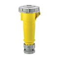 Product Image of Arrow Hart Pin & Sleeve Connector, #10-#2 Awg 30A 125V, Ip69K, 2-Pole 3-Wire, Female, AH330C4W