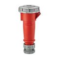 Product Image of Arrow Hart Pin & Sleeve Connector, #10-#2 Awg 30A, 480V, Red, Ip69K, 2-Pole 3-Wire, Female, AH330C7W