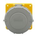 Product Image of Arrow Hart Pin & Sleeve Receptacle, #10-#2 Awg 30A 125V, Ip67, Ip69K, 2-Pole 3-Wire, Female, AH330R4W