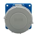 Product Image of Arrow Hart Pin & Sleeve Receptacle, #10-#2 Awg 32A, 220-240V, Blue, Ip69K, 2-Pole 3-Wire, Female, AH332R6W