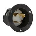 Product Image of Locking Flanged Inlet, #14-8 Awg, 30A, 125/250V, Back Wiring, 3-Pole, 3-Wire, Non-Grounding, AH3337N
