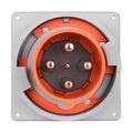 Product Image of Arrow Hart Pin & Sleeve Inlet, #4 -1/0 Awg #12-#16 Awg 100A, 125/250V, Orange, 3-Pole, Male, AH4100B12W