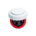 Product Image of Arrow Hart Pin & Sleeve Connector, #4 -1/0 Awg #12-#16 Awg 100A, 480V, Red, Female, 20 Hp, 3Ph, AH4100C7W