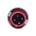 Product Image of Arrow Hart Pin & Sleeve Plug, #4 -1/0 Awg #12-#16 Awg 100A, 480V, Red, 4-Wire, Male, 20 Hp, 3Ph, AH4100P7W