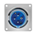 Product Image of Arrow Hart Pin & Sleeve Inlet, Ip69K Rated, 16A 250V/20A 200-250V, 3-Pole, #12 -#10 Awg, 4 Wire, AH420B9WDR