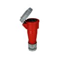 Product Image of Arrow Hart Pin & Sleeve Connector, #12-#10 Awg 20A, 480V, Red, 3-Pole, 4-Wire, Female, 5 Hp, 3Ph, AH420C7W