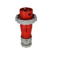 Product Image of Arrow Hart Pin & Sleeve Plug, #12-#10 Awg 20A, 480V, Red, 3-Pole, 4-Wire, Male, 5 Hp, 3-Phase, AH420P7W