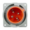 Product Image of Arrow Hart Pin & Sleeve Inlet, #10-#2 Awg 30A, 125/250V, Orange, Ip69K, 3-Pole, 4-Wire, Male, AH430B12W