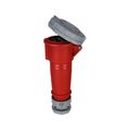 Product Image of Arrow Hart Pin & Sleeve Connector, #10-#2 Awg 30A, 480V, Red, 3-Pole, 4-Wire, Female, 10 Hp, AH430C7W