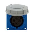 Product Image of Arrow Hart Pin & Sleeve Receptacle, 30A 250V/32A 200-250V, 3-Pole, #10 -#2Awg, 4 Wire, AH430R9WDR