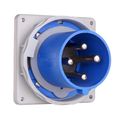 Product Image of Arrow Hart Pin & Sleeve Inlet, 60/63A, 60A 250V/63A 200-250V, 3-Pole, #8-#2 Awg, AH460B9WDR