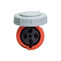 Product Image of Arrow Hart Pin & Sleeve Connector, #8-#2 Awg #10-#2 Awg (Ground), #12-#16 60A, 125/250V, Orange, AH460C12W