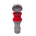 Product Image of Arrow Hart Pin & Sleeve Connector, 60/63A 380-415V, 3-Pole, #8-#2 Awg #10-#2 Awg Ground #12-#16, AH460C6WDR