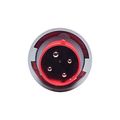 Product Image of Arrow Hart Pin & Sleeve Plug, #8-#2 Awg #10-#2 Awg (Ground), #12-#16 Awg 60A, 480V, Male, Red, AH460P7W