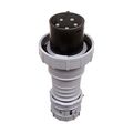 Product Image of Arrow Hart Pin & Sleeve Plug, #4 -1/0 Awg #12-#16 Awg 100A, Y 347/600V, Black, Male, 30 Hp, 3Ph, AH5100P5W