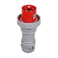 Product Image of Arrow Hart Pin & Sleeve Plug, 100/125A 200-415V, 4-Pole, #4 -1/0 Awg #12-#16 Awg 5 Wire, AH5100P6WDR