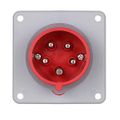 Product Image of Arrow Hart Pin & Sleeve Inlet, Ip69K Rated, 16/20A, 200-415V, 4-Pole, #12 -#10 Awg, 5 Wire, AH520B6WDR
