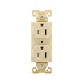 Product Image of Arrow Hart Extra Heavy-Duty Industrial Duplex Receptacle, #14-10 Awg 15A 125V, Ivory, Duplex, AH5252V