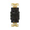 Product Image of Arrow Hart Industrial Duplex Receptacle, #14-10 Awg 15A 125V, Black Face Base, Duplex, AH5262BK