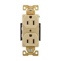Product Image of Arrow Hart Industrial Duplex Receptacle, #14-10 Awg 15A 125V, Ivory Face Base, Duplex, AH5262V