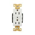 Product Image of Arrow Hart Industrial Duplex Receptacle, #14-10 Awg 15A 125V, White Face Base, Duplex, AH5262W