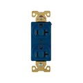 Product Image of Arrow Hart Industrial Duplex Receptacle, #14-10 Awg 20A 125V, Blue, 5-20R, Duplex, AH5352BL