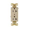 Product Image of Arrow Hart Industrial Duplex Receptacle, #14-10 Awg 20A 125V, Light Almond, 5-20R, Duplex, AH5352LA