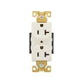 Product Image of Arrow Hart Industrial Duplex Receptacle, #14-10 Awg 20A 125V, Light Almond Face Base, Duplex, AH5362LA