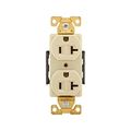 Product Image of Arrow Hart Industrial Duplex Receptacle, #14-10 Awg 20A 125V, Ivory Face Base, 5-20R, Duplex, AH5362V