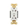 Product Image of Arrow Hart Industrial Duplex Receptacle, #14-10 Awg 20A 125V, White Face Base, 5-20R, Duplex, AH5362W